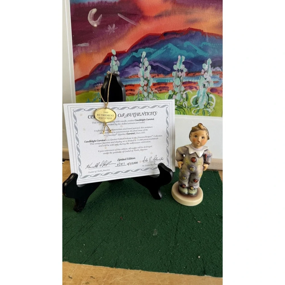 Hummel Candlelight Carnival Figurine 328 Limited Edition w/ COA Goebel Germany‎